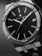 Maurice Lacroix Aikon Quartz Black Sunray Watch AI1106-SS000-350-2 Image 2