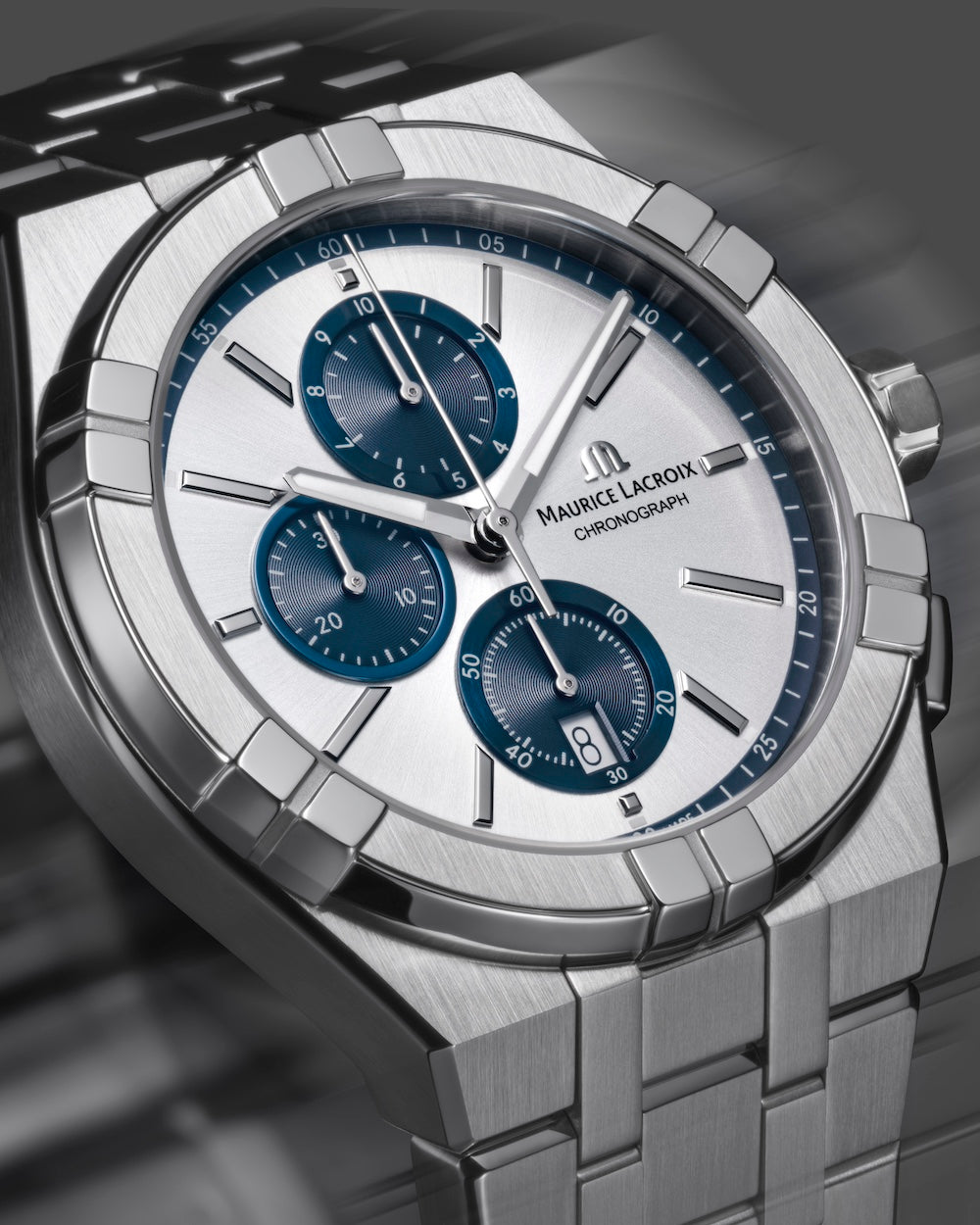 Maurice Lacroix Aikon Quartz Chronograph Watch AI1118-SS002-230-1 Image 5