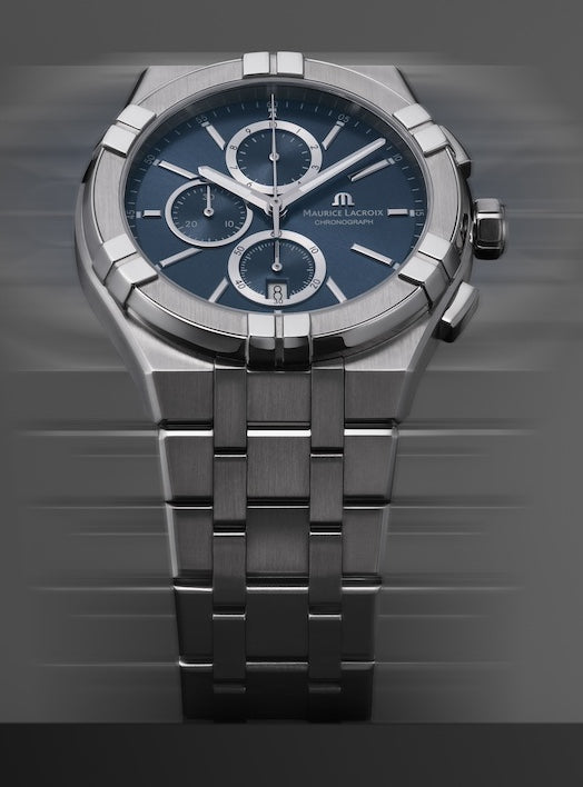 Maurice Lacroix Aikon Quartz Chronograph Watch AI1118-SS002-430-1 Image 3