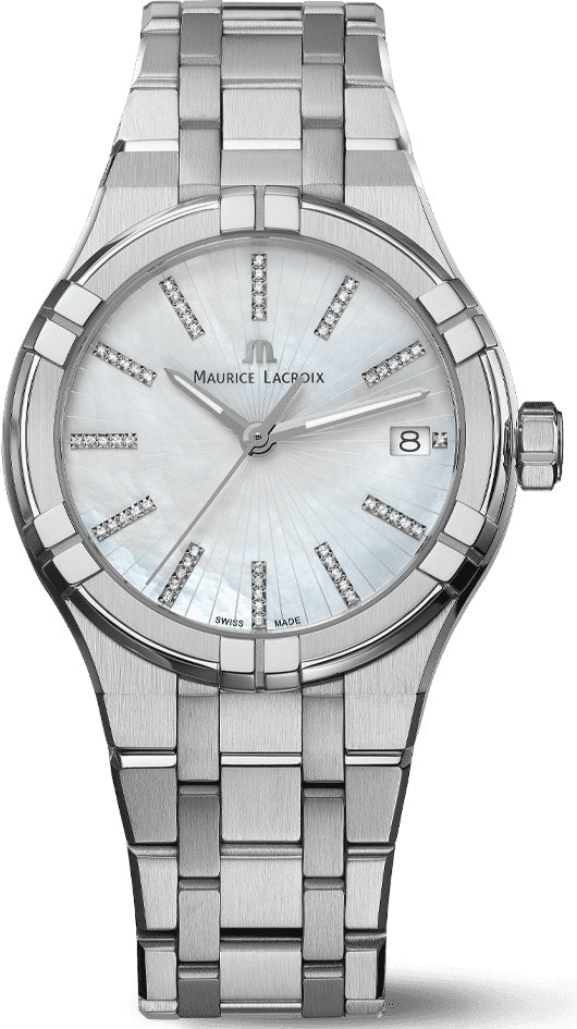Maurice Lacroix Aikon Quartz Date Watch AI1106-SS002-170-1 Image 1