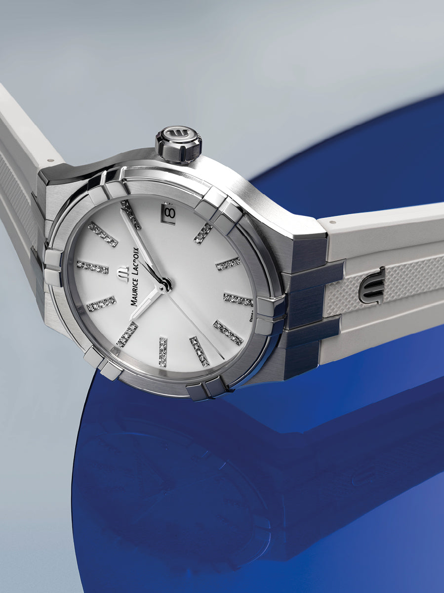 Maurice Lacroix Aikon Quartz Matt White Watch AI1106-SS000-150-7 Image 2