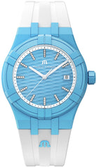 Maurice Lacroix Aikon Quartz TIDE Light Blue Watch AI2008-AAAA1-3A0-0 Image 1