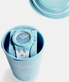 Maurice Lacroix Aikon Quartz TIDE Light Blue Watch AI2008-AAAA1-3A0-0 Image 2