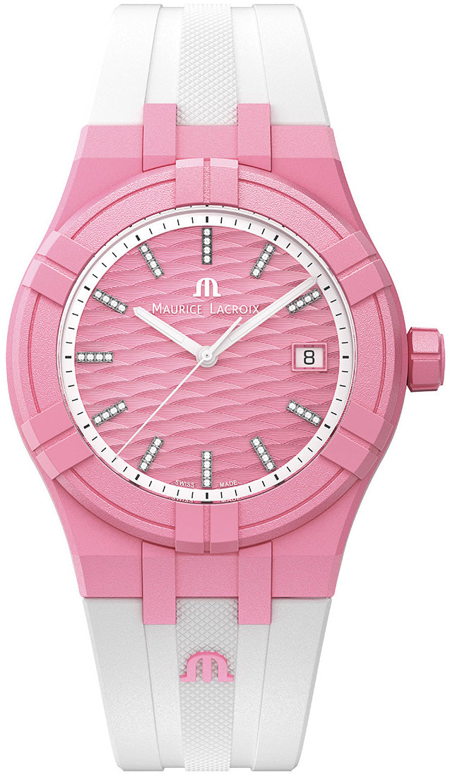 Maurice Lacroix Aikon Quartz TIDE Pink Watch AI2008-EEEE1-3A0-0 Image 1