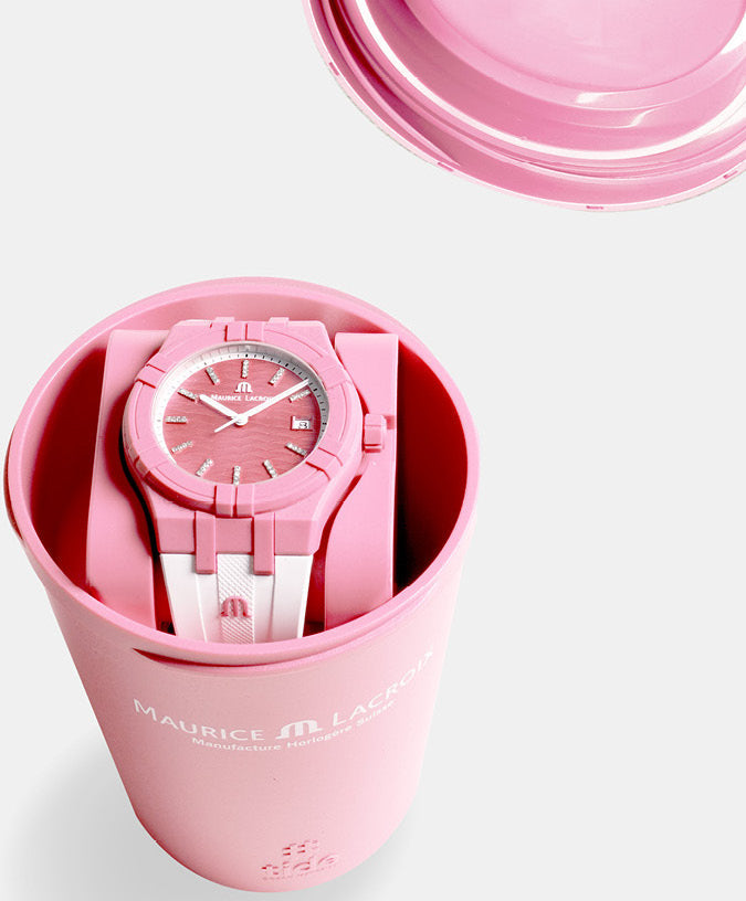 Maurice Lacroix Aikon Quartz TIDE Pink Watch AI2008-EEEE1-3A0-0 Image 2