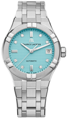 Maurice Lacroix Aikon Turquoise 35mm Limited Edition Watch AI6006-SS00F-451-C Image 2