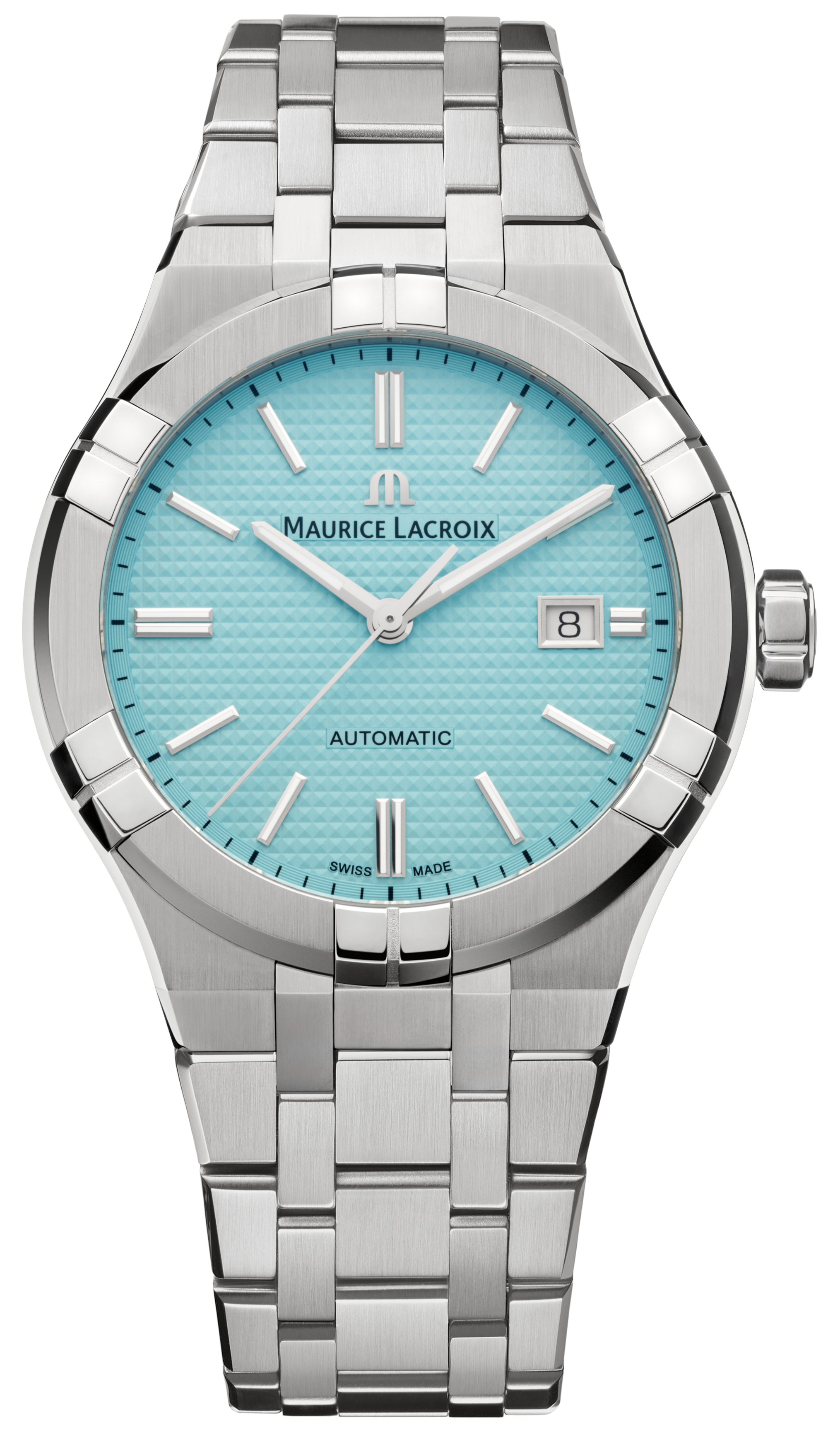Maurice Lacroix Aikon Turquoise 42mm Limited Edition Watch AI6008-SS00F-431-C Image 2