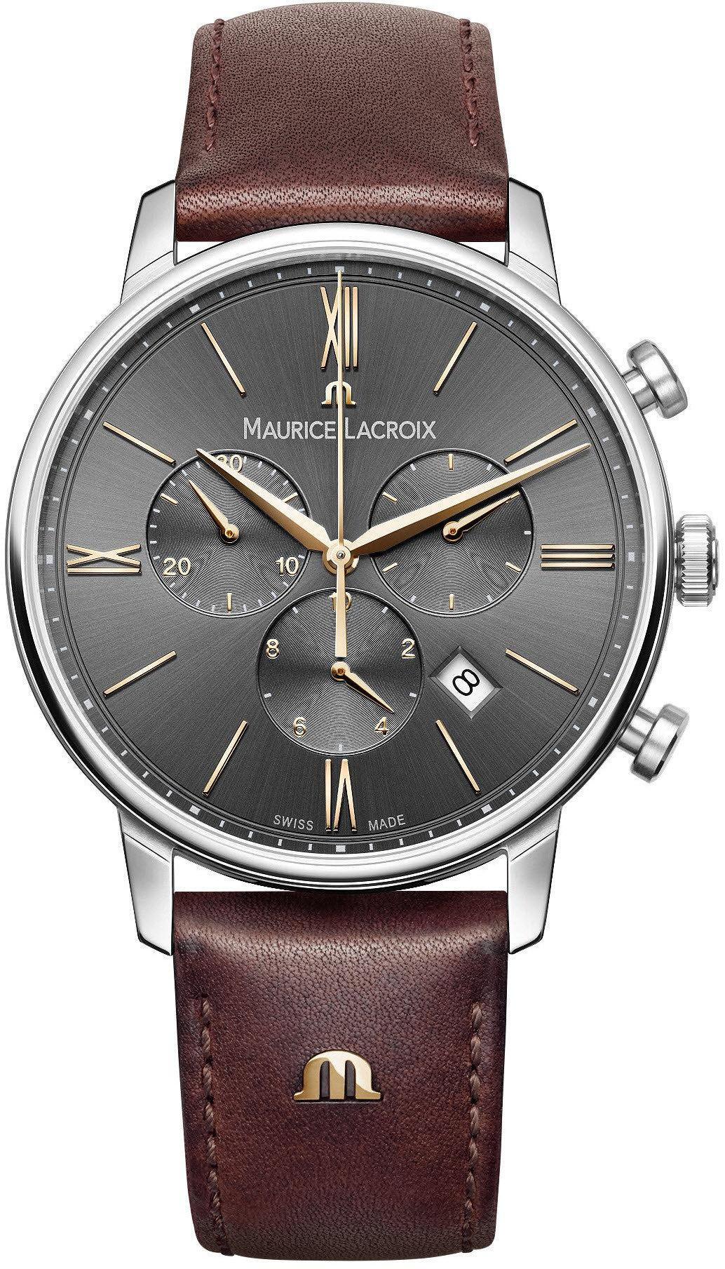 Maurice Lacroix Eliros Chronograph Mens Watch EL1098-SS001-311-1 Image 1