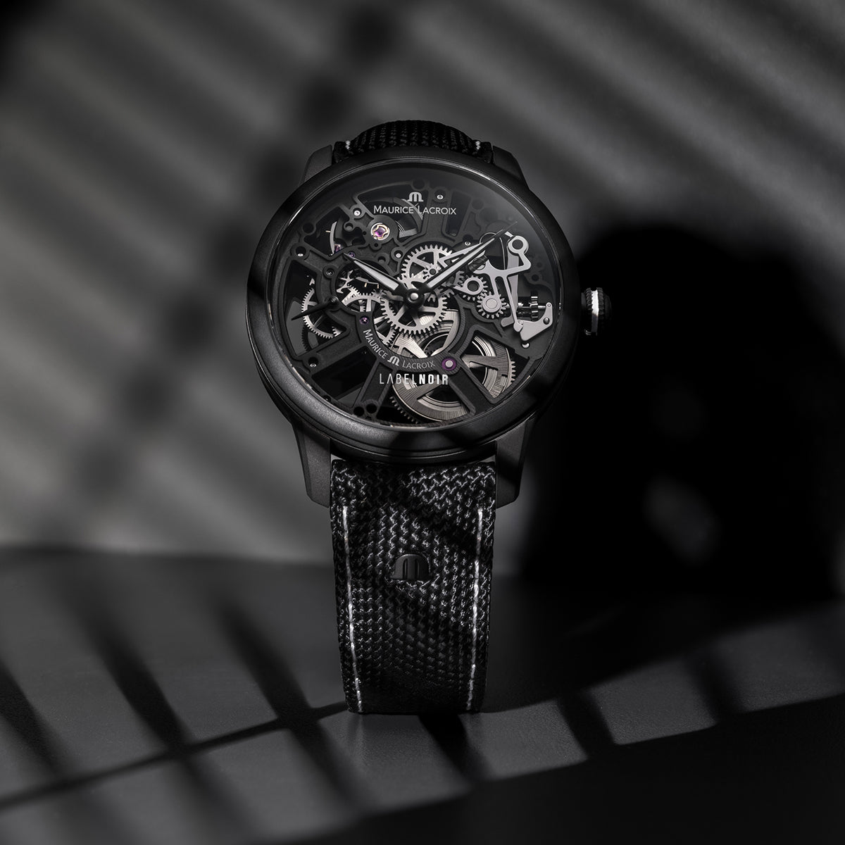 Maurice Lacroix Masterpiece Skeleton Label Noir Limited Edition Watch MP7228-DLB04-090-2 Image 5