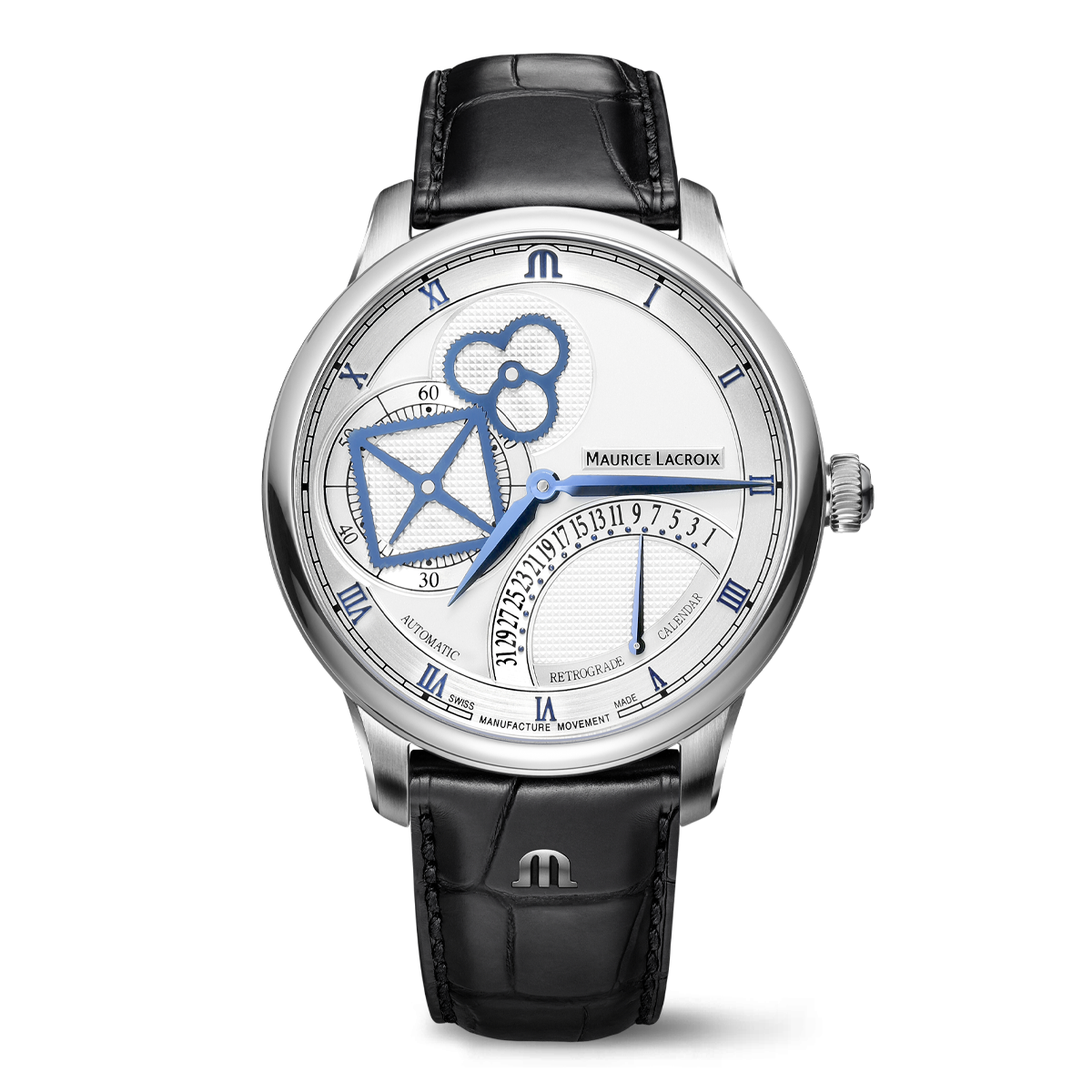 Maurice Lacroix Masterpiece Square Wheel Retrograde Watch MP6058-SS001-110-1 Image 1