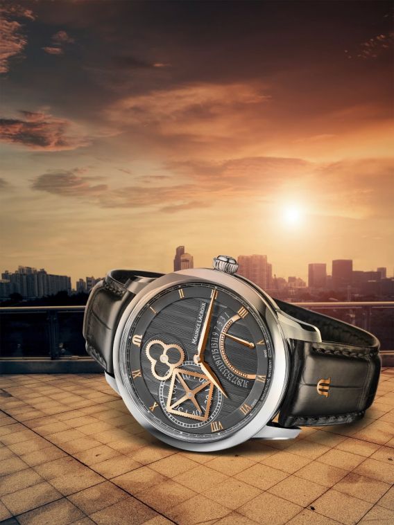 Maurice Lacroix Masterpiece Square Wheel Retrograde Watch MP6058-SS001-310-1 Image 3