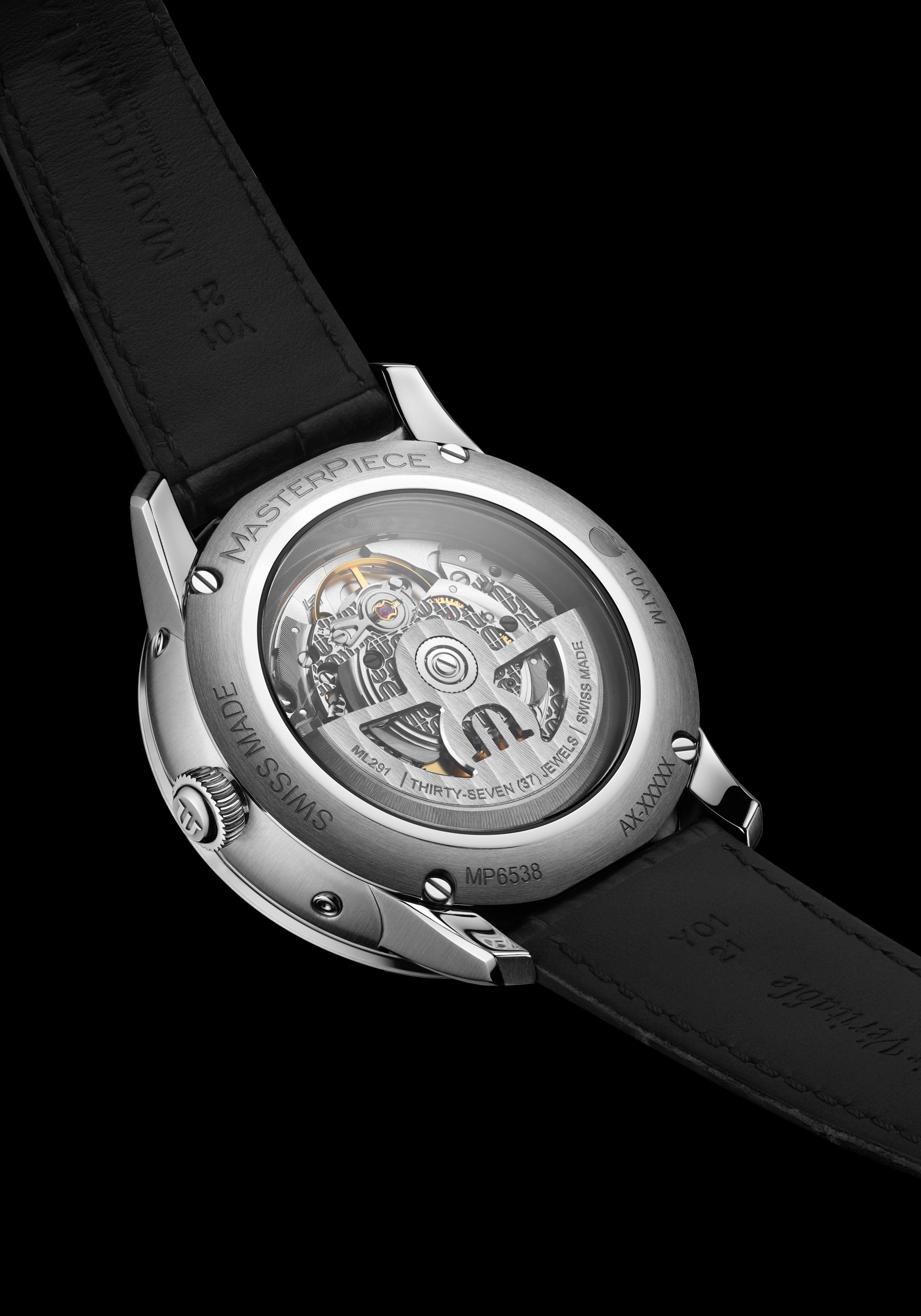 Maurice Lacroix Masterpiece Triple Retrograde Clous de Paris Watch MP6538-SS001-110-1 Image 3