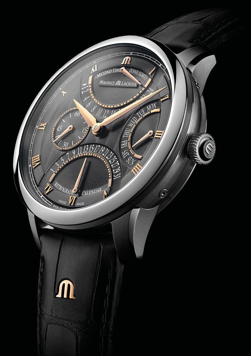 Maurice Lacroix Masterpiece Triple Retrograde Cotes de Geneve Watch MP6538-SS001-310-1 Image 3