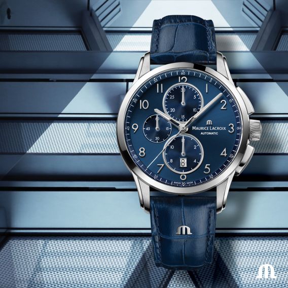 Maurice Lacroix Pontos Chronograph Watch PT6388-SS001-420-4 Image 2