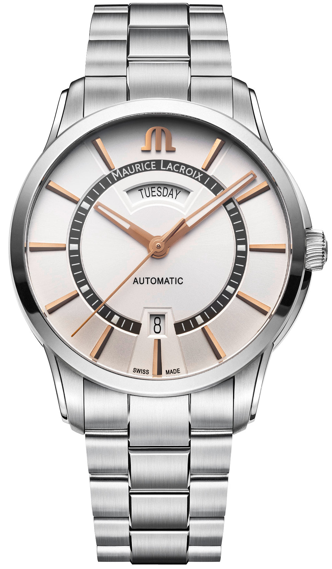 Maurice Lacroix Pontos Day Date 41mm Watch PT6358-SS002-230-1 Image 1