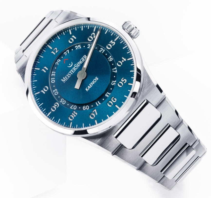 MeisterSinger Kaenos Open Date Sunburst Petrol Watch KSOD939 Image 2