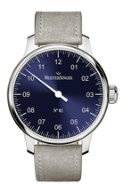 MeisterSinger N. 01 Mens Suede Grey Watch AM3308 Image 1
