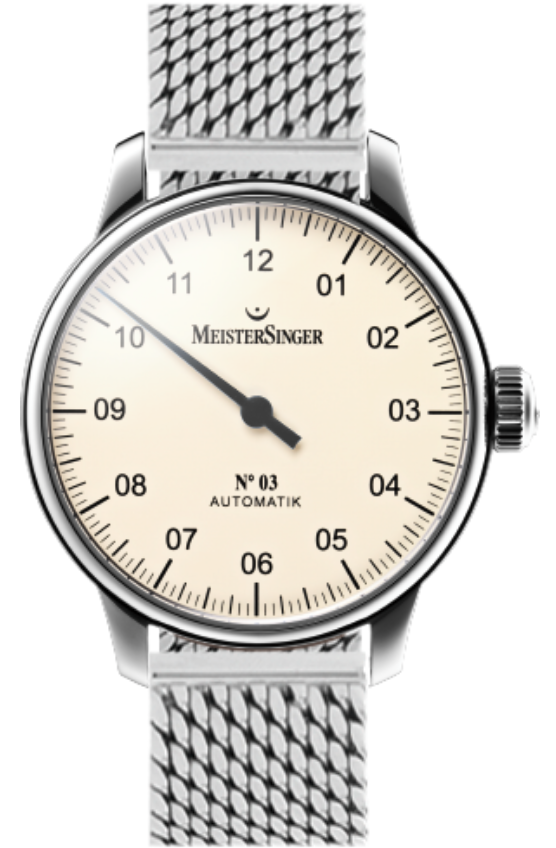 MeisterSinger N. 03 Watch AM903 Bracelet Image 1