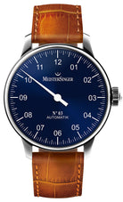 MeisterSinger N. 03 Watch AM908 Croco Print Cognac Image 1
