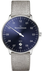 MeisterSinger Neo Plus Suede Grey NE408 Image 1