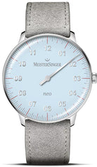 MeisterSinger Neo Special Light Blue Watch S-NES924S Image 1