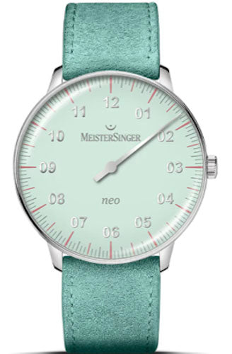 MeisterSinger Neo Special Light Green Mint Green Strap S-NES929S_SV142 Image 1