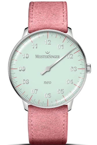 MeisterSinger Neo Special Light Green Old Rose Strap S-NES929S_SV152 Image 1