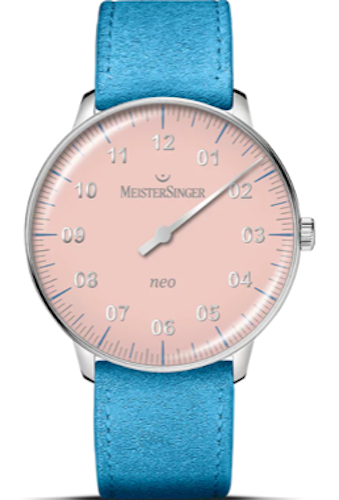 MeisterSinger Neo Special Light Red Sky Blue Strap S-NES921S_SV143 Image 1