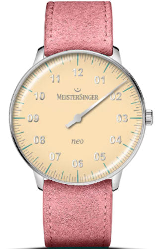 MeisterSinger Neo Special Light Yellow Old Rose Strap S-NES935S_SV152 Image 1