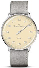 MeisterSinger Neo Special Light Yellow Watch S-NES935S Image 1