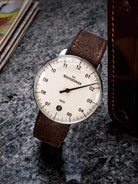 MeisterSinger Neo Suede Brown NE903N Suede Dark Brown Image 4
