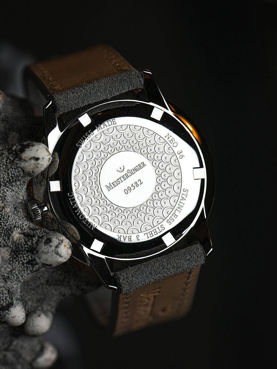 MeisterSinger Neo Suede Grey NE908N Suede Grey Image 4