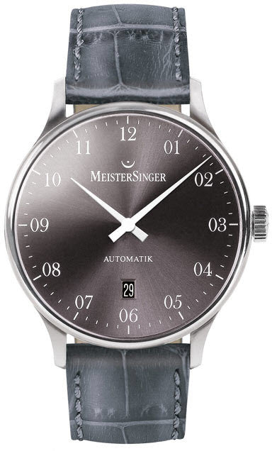 MeisterSinger Pangaea 2Z PM207 Croco Print Anthracite Image 1