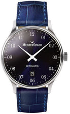 MeisterSinger Pangaea 2Z PM208 Croco Print Blue Image 1