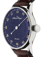 MeisterSinger Pangaea Aventurine Deep Blue Natural Glass Watch PMN9908AV Image 2