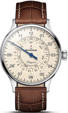 MeisterSinger Pangaea Day Date Watch PDD903 Croco Print Brown Image 1
