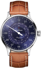 MeisterSinger Pangaea Day Date Watch PDD908 Croco Print Cognac Image 1