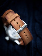 MeisterSinger Pangaea Day Date Watch PDD908 Croco Print Cognac Image 7