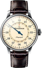 MeisterSinger Perigraph Watch AM1003 Croco Print Brown Image 1