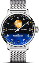 MeisterSinger Stratoscope Golden Moon Milanaise Bracelet Watch ST982G - MIL20 Image 1
