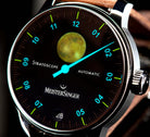 MeisterSinger Stratoscope Golden Moon Milanaise Bracelet Watch ST982G - MIL20 Image 2