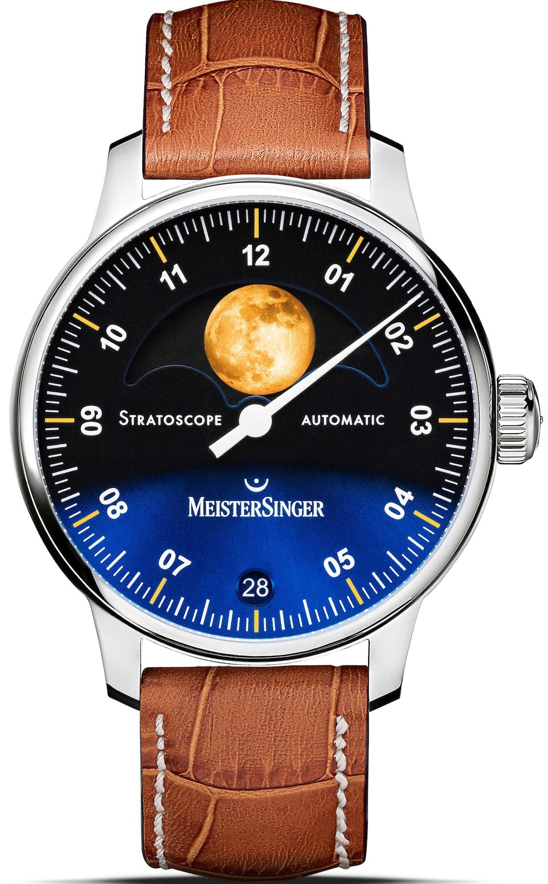 MeisterSinger Stratoscope Golden Moon Watch ST982G - SG03 Image 1