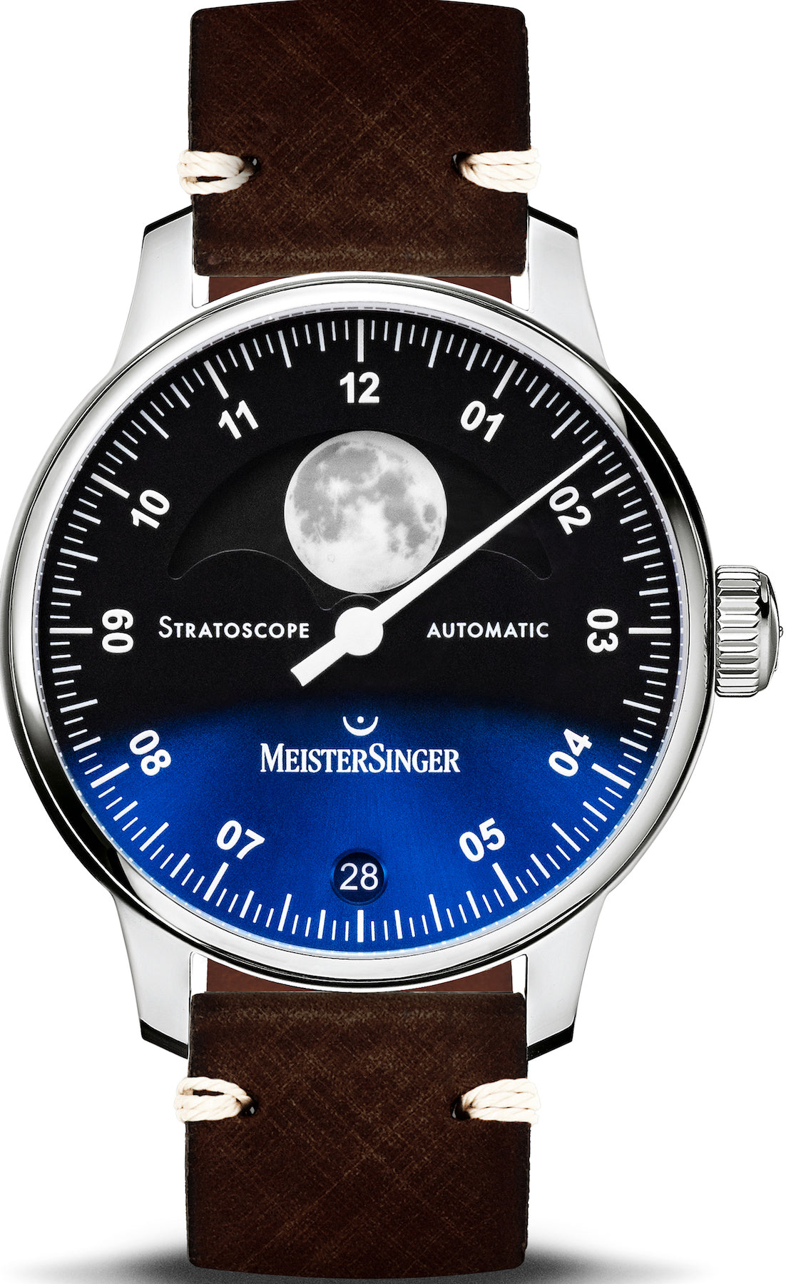 MeisterSinger Stratoscope Moon Phase Watch ST982 Image 1