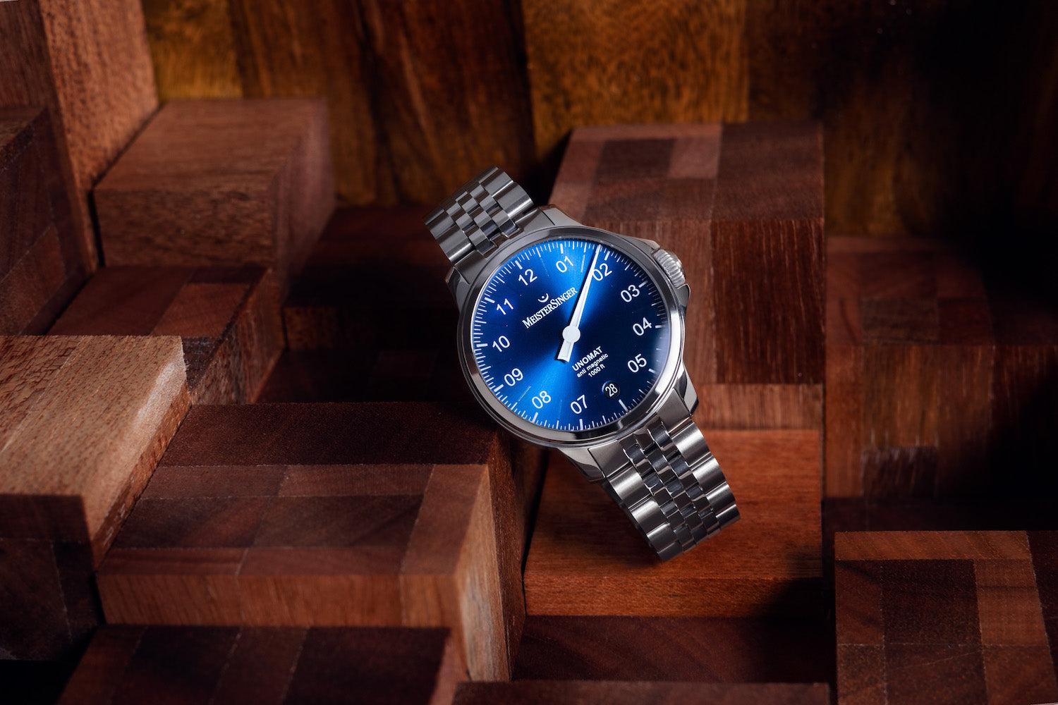 MeisterSinger Unomat Blue UN918 Image 2
