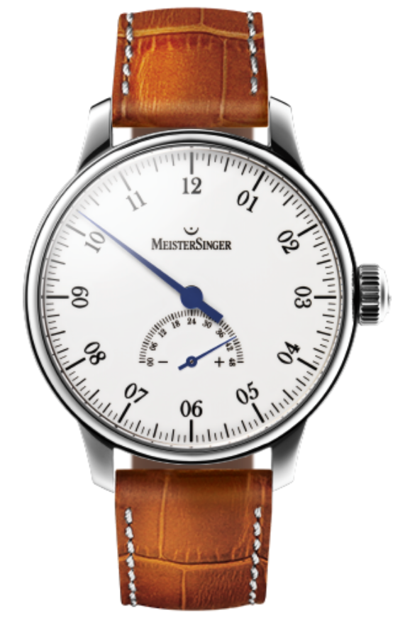 MeisterSinger Unomatik D UM201 + Cognac Croc w/t White Stitching Image 1