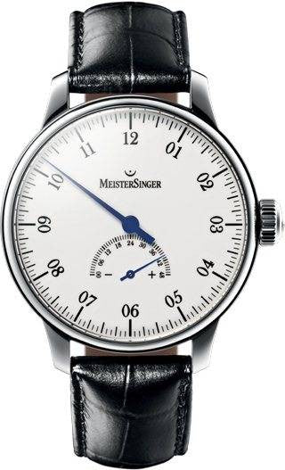 MeisterSinger Unomatik D UM201 Croco Print Black Image 1