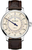 MeisterSinger Watch Adhaesio AD903 Croco Print Brown Image 1