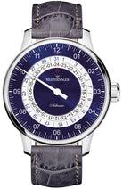 MeisterSinger Watch Adhaesio AD908 Croco Print Anthracite Image 1