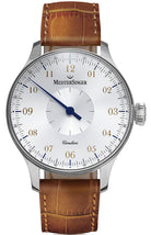 MeisterSinger Watch Circularis Silver CC101 Cognac Strap Image 1