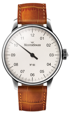 MeisterSinger Watch N. 01 AM3301 Croco Print Cognac Image 1